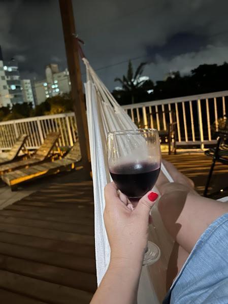 Quarto Mezanino Com Smarttv E Ar Itajaí Exterior foto